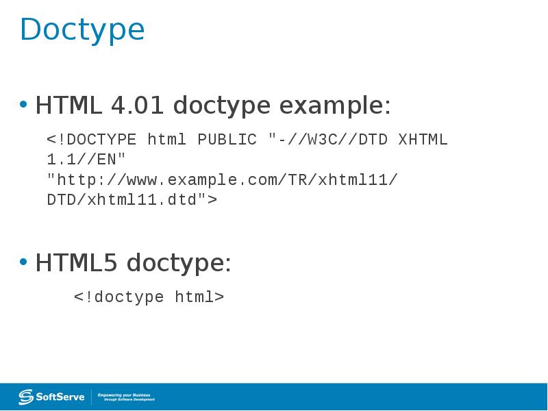Doctype html 3. Doctype html 3