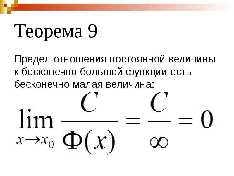 Презентация на тему предел функции