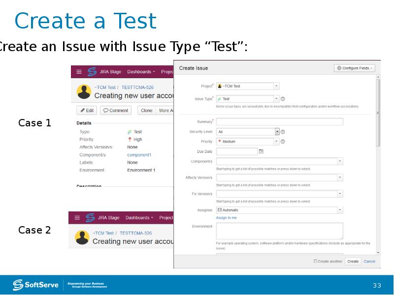 Create a Test Create a Test