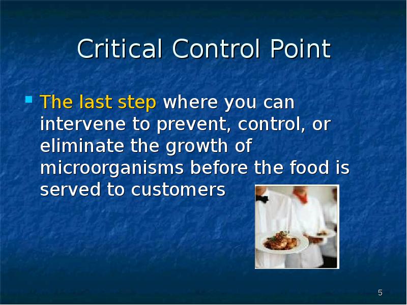 Critical control points. Food Science.