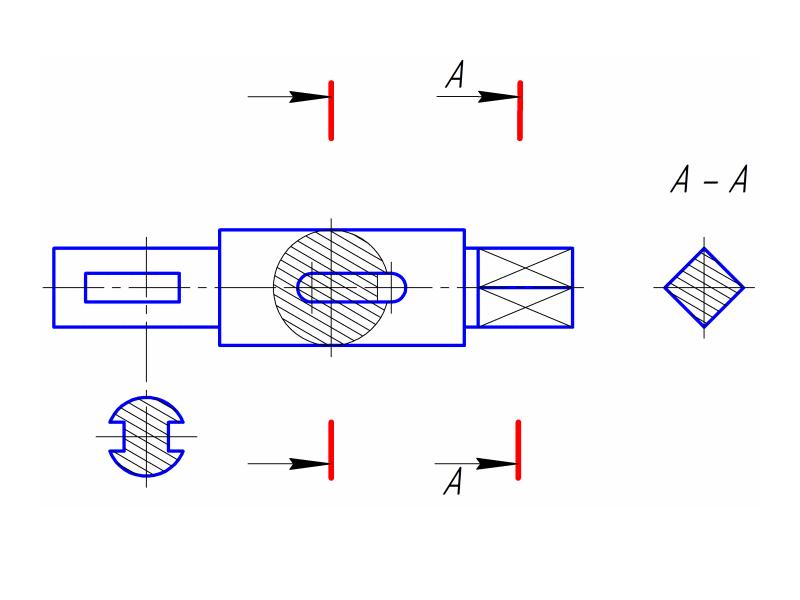 Как правильно обозначать разрезы на чертежах