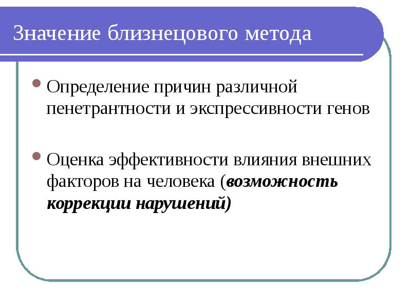 Методы изучения наследственности человека презентация 10 класс