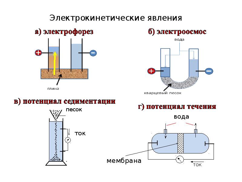 Электрические свойства дисперсных систем презентация