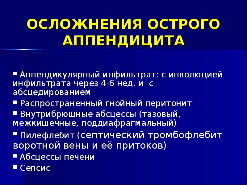 Лечение аппендицита без операции антибиотиками схема