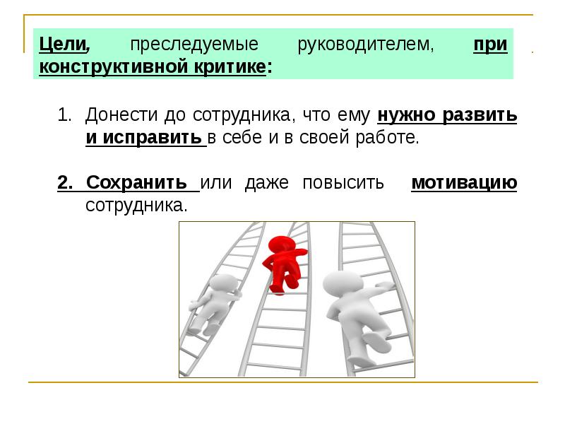 Правила конструктивной критики презентация