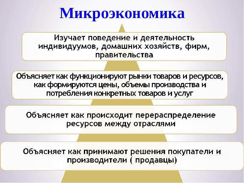 Определите какое утверждение относится к разделу микроэкономики. Определите какое утверждение относится к разделу микроэкономики
