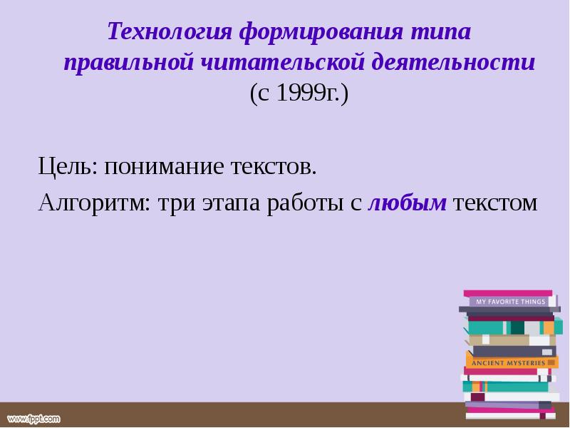 Алгоритм три шага. Технология формирования правильной читательской деятельности. формирование типа правильной читательской деятельности.. три этапа формирования читательской деятельности. тип правильной читательской деятельности это.