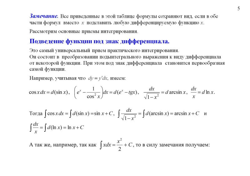 Презентация первообразная интеграл