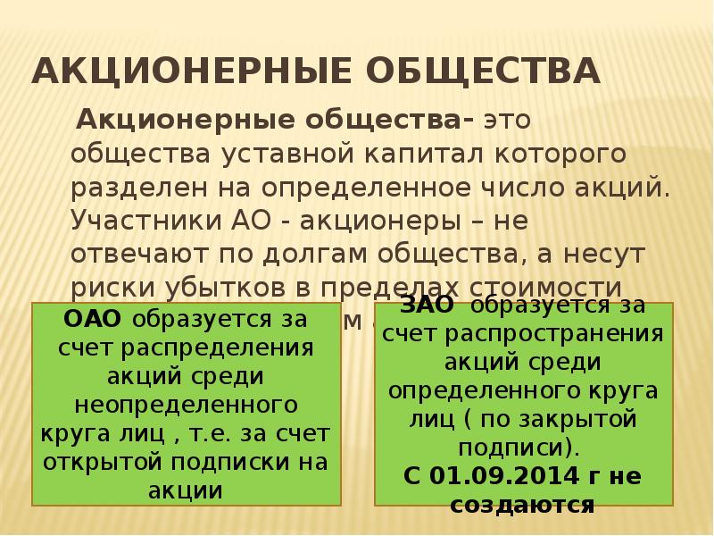 Капитал которого разделен на определенное. Акционерное общество. Акционерное общество участники. Участники акционерного общества несут ответственность. Акционерное общество может формироваться в следующих формах.