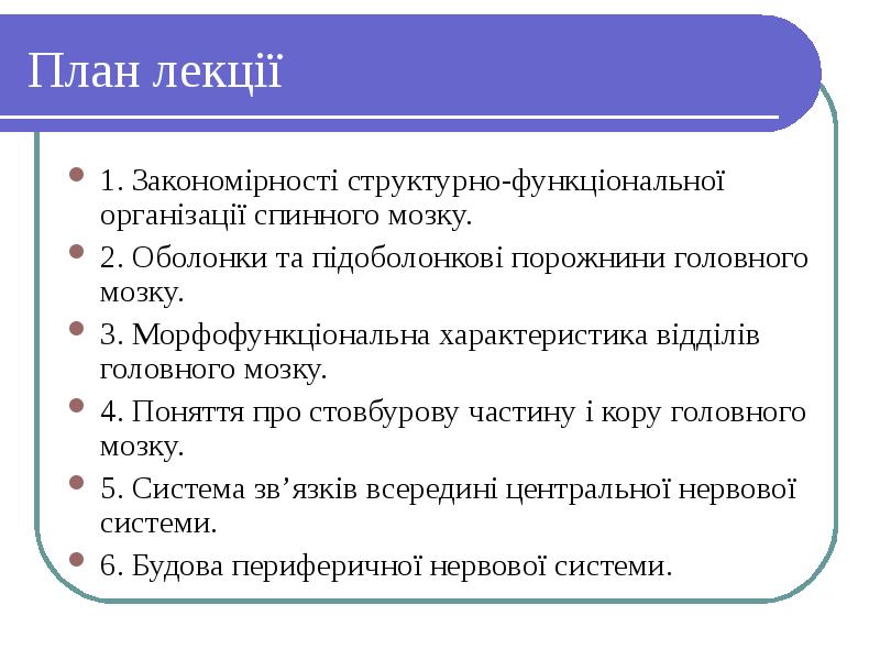 Реферат: Оболонки спинного та головного мозку