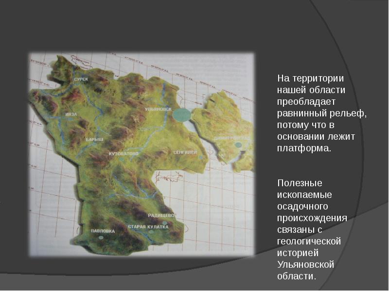 Тектоническая карта ульяновской области