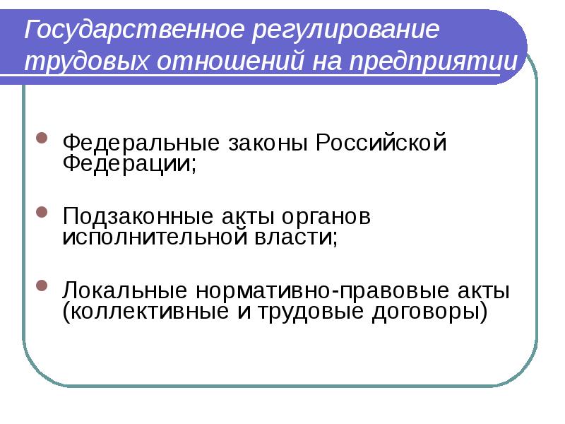 Правовое регулирование трудовых отношений презентация 10 класс