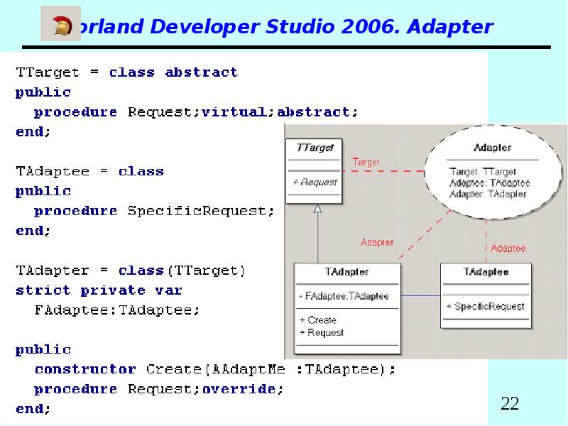 Borland Developer Studio 2006. Adapter