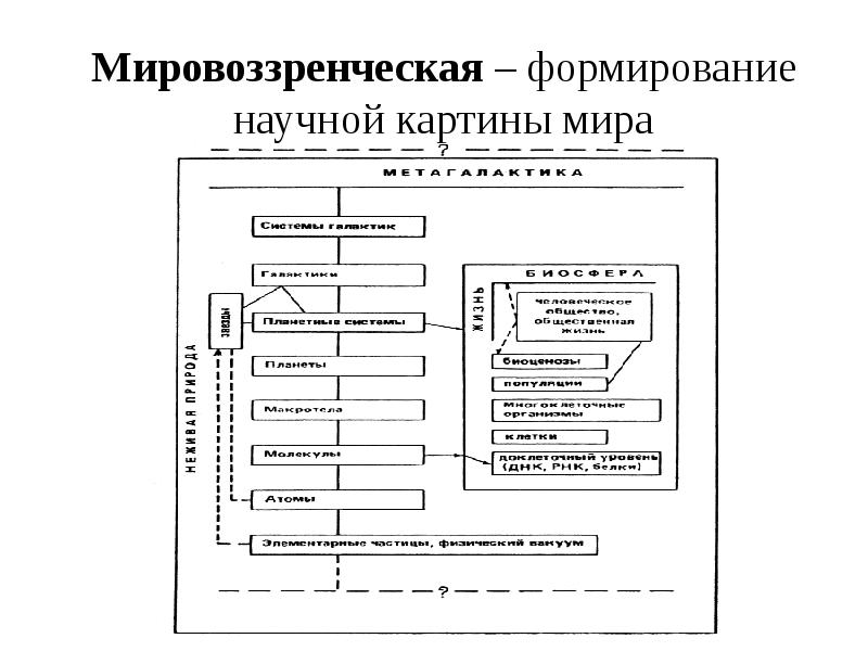 Формирование научной картины мира в период нового времени