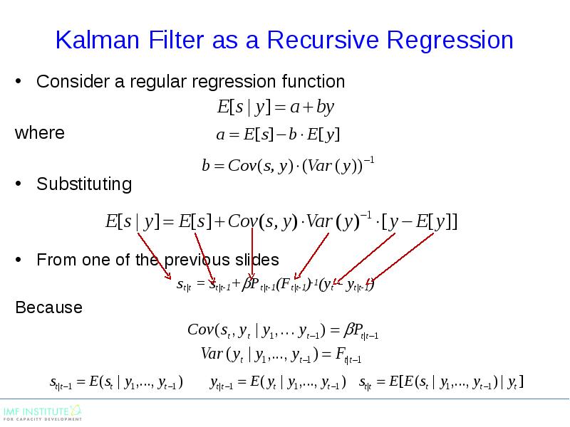 Dynamic models and the Kalman filter