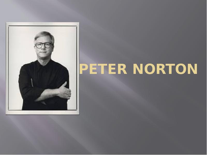 Peter Norton Peter Norton