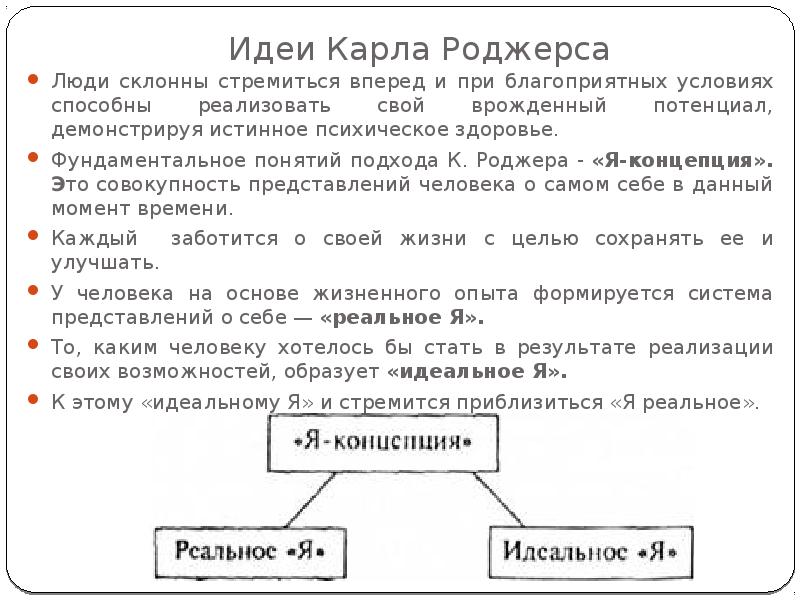 Карл роджерс феноменологическая теория личности презентация