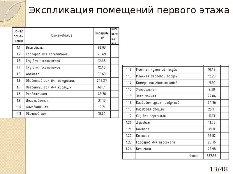 Экспликация спектакля образец