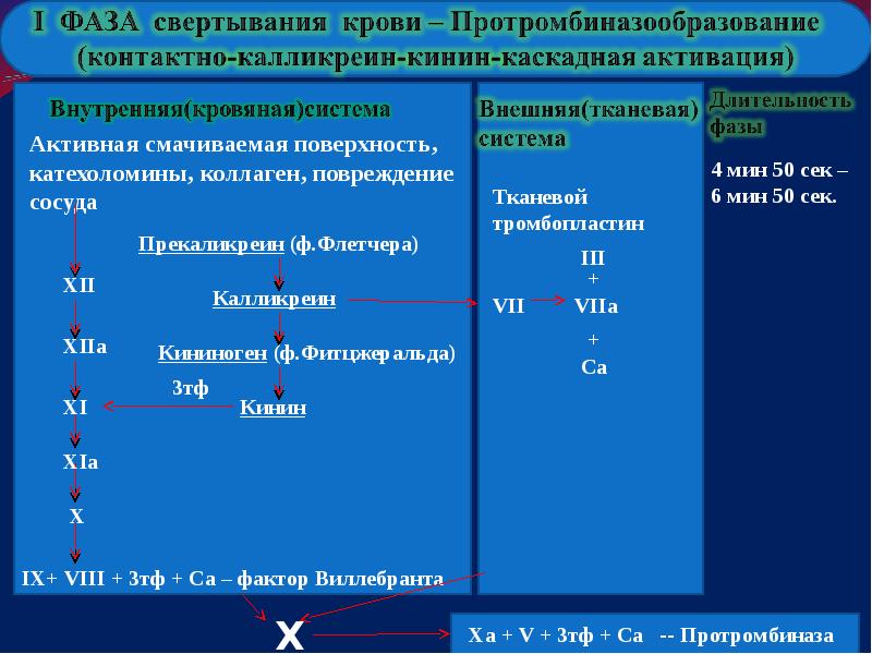 Нарушения свертываемости крови