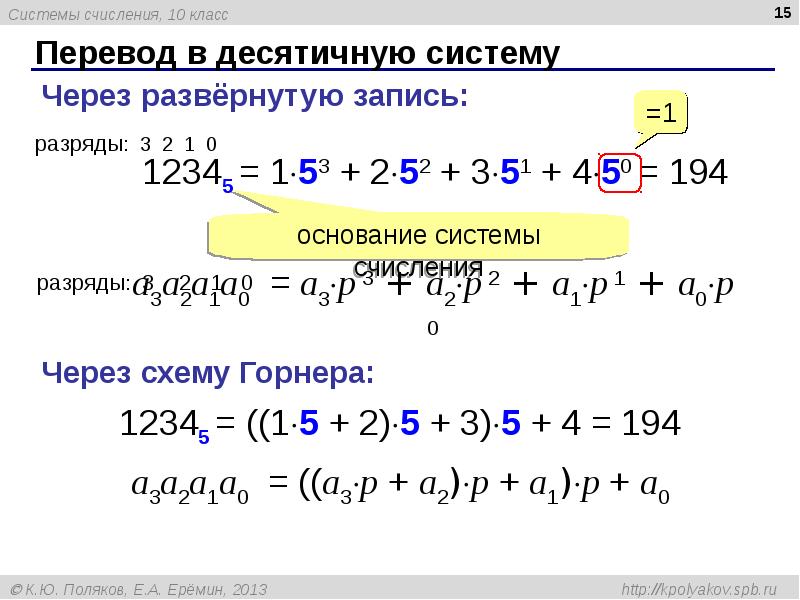 Десятичная система решения. 1234 В десятичной системе. Перевести в десятичную систему счисления 1203. Схема горнера системы счисления. 1234 Перевести в десятичную систему.