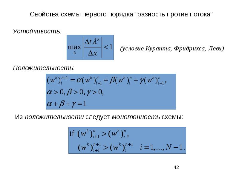 Схема против потока