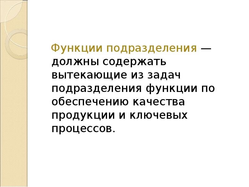 Роль подразделения. Презентация функции подразделения. Афоризмы про функции подразделения.