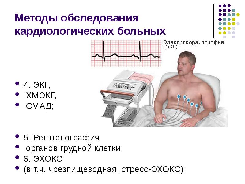 Методы обследования в кардиологии презентация