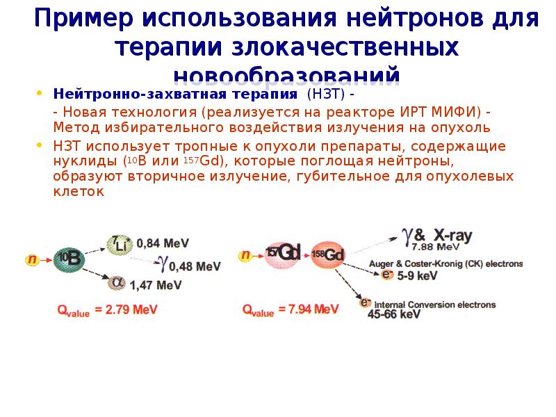 Нейтронная терапия презентация