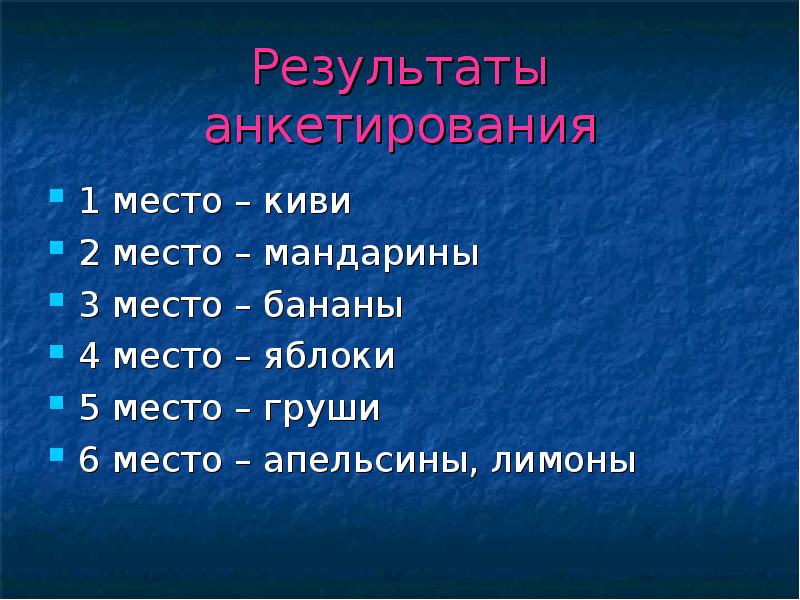 Вред и польза фруктов презентация