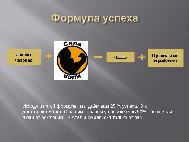 Неофициальная продвигающая презентация предназначенная для 1 2 человек это