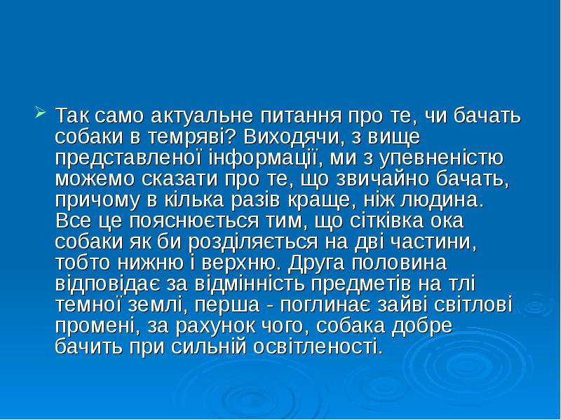 Так само актуальне питання про те, чи бачать собаки в темряві? Так само актуальне питання про те, чи бачать собаки в темряві?