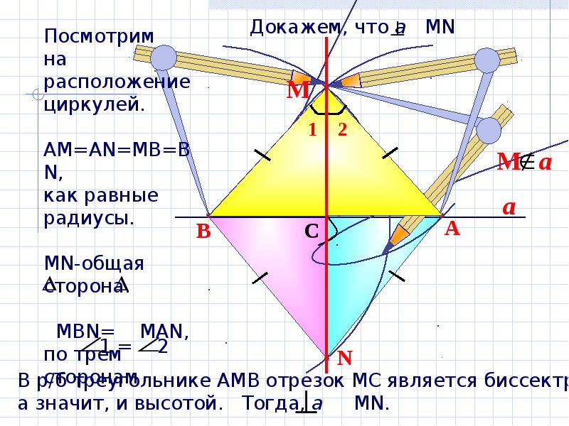 Презентация по геометрии на тему задачи на построение