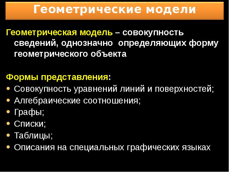 Это совокупность правил определяющих формы представления. Совокупность уравнений. ядра геометрического моделирования. совокупность моделей картинка. алгебраические соотношения.