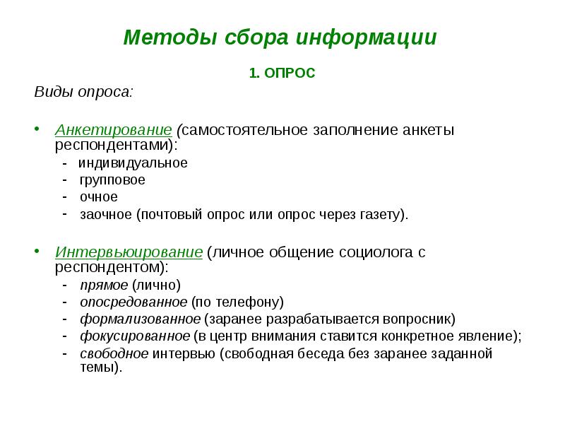 Опросы в индивидуальном проекте