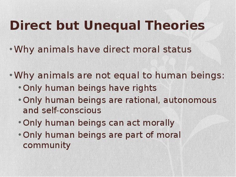 Why are animals. Moral animal why we are.