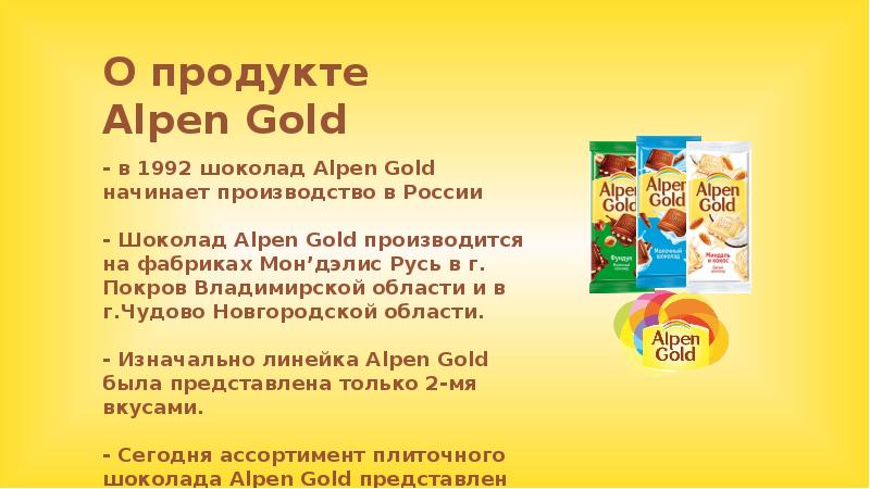 Реклама любого продукта. Презентация реклама шоколада Альпен Гольд. Реклама Альпен Гольд. Реклама шоколада Альпен Гольд. Производство Альпен Гольд.