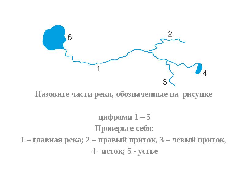 3 части реки. Назовите части реки. Назовите основные части реки. Обозначения частей реки. Подписать части реки на схеме.