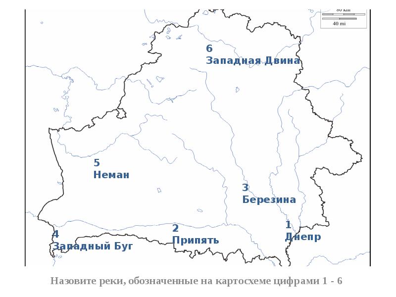 Какие реки в белоруссии
