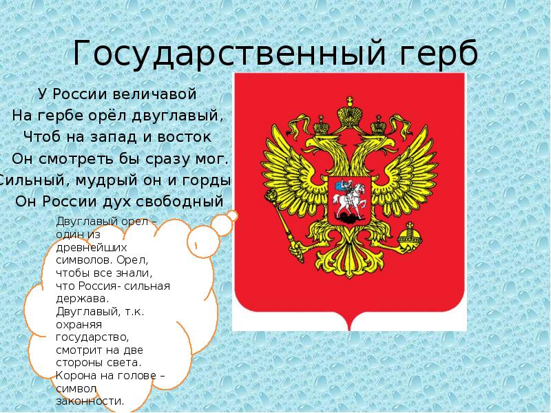 Государственный герб россии 3 класс планета знаний презентация