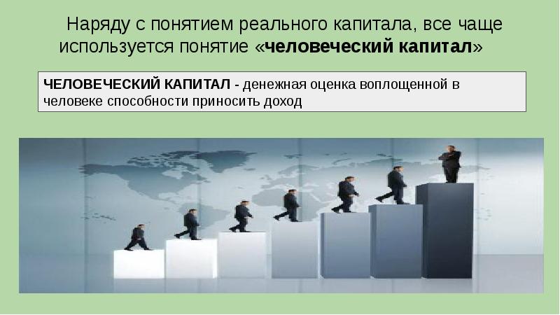 Капитал и процент человеческий капитал презентация 10 класс экономика