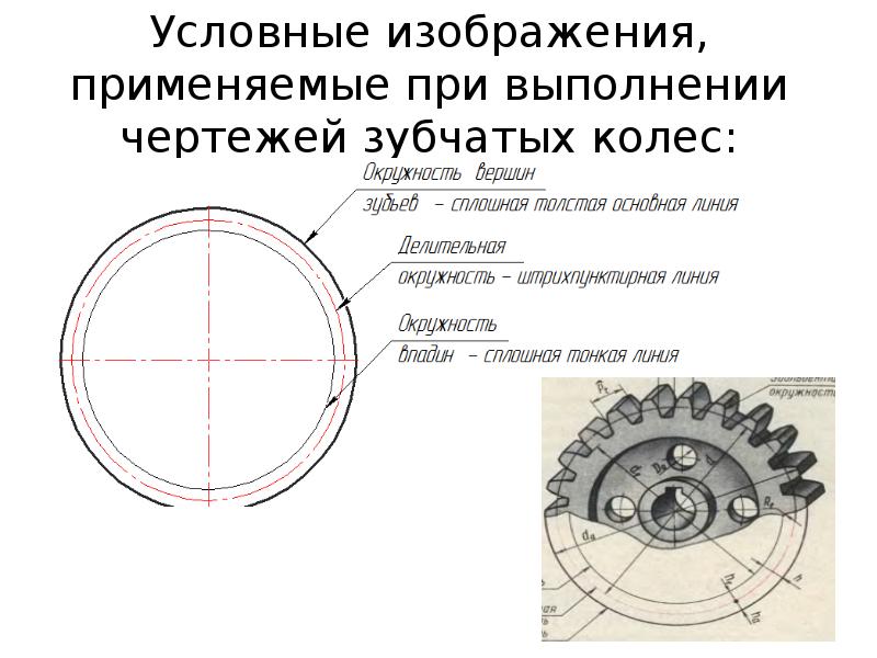 Практическая работа эскиз прямозубого цилиндрического колеса