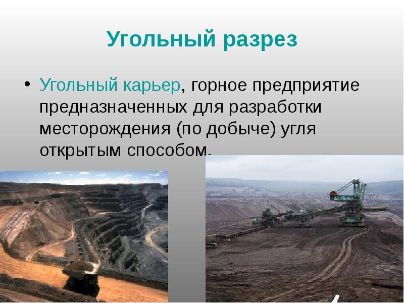 Угольная промышленность презентация