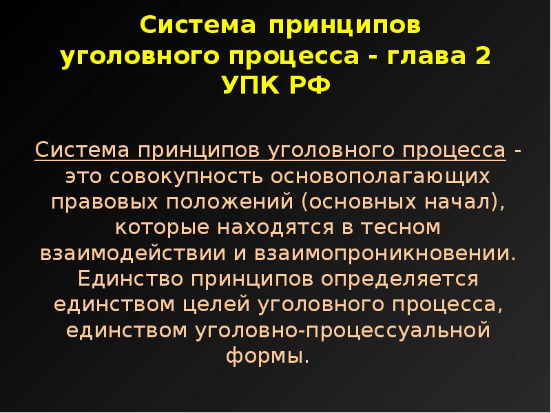 Принципы уголовного судопроизводства презентация