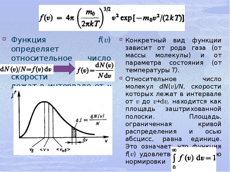 Наиболее вероятная скорость водорода