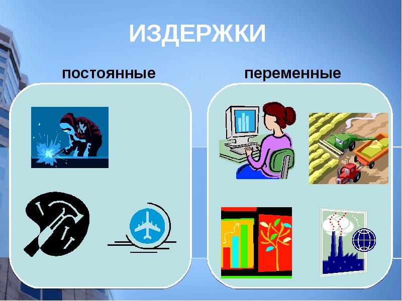 ИЗДЕРЖКИ
постоянные ИЗДЕРЖКИ
постоянные