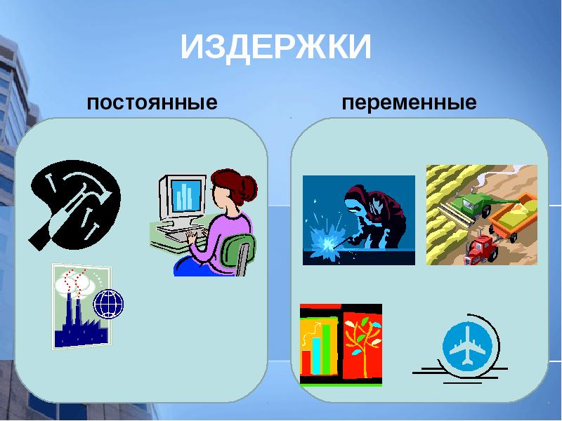 ИЗДЕРЖКИ
постоянные ИЗДЕРЖКИ
постоянные