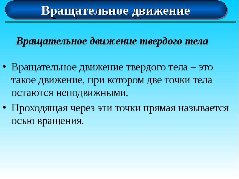 Кинематика абсолютно твердого тела презентация 10 класс