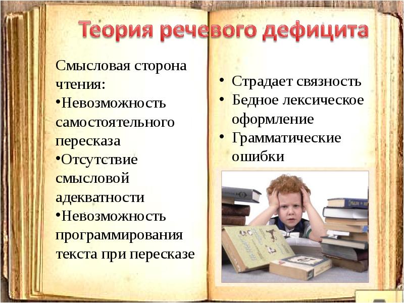 Нарушение письма и чтения. Смысловая сторона чтения это. Теории нарушения письма и чтения. Презентация нарушение чтения и письма. Смысловое чтение недостатки.