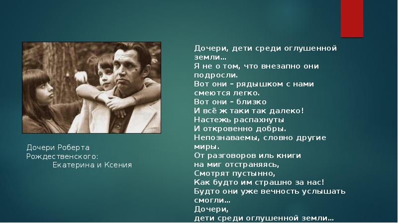 Творчество роберта рождественского презентация