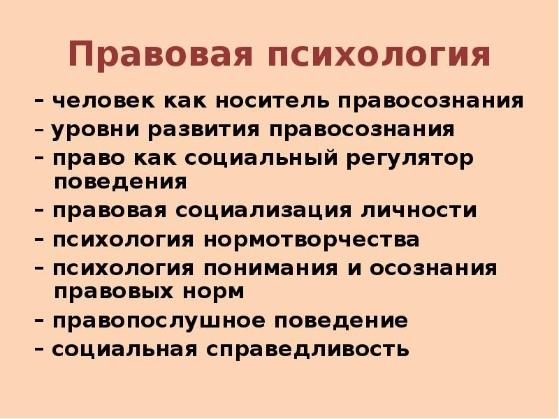 Правовыя психология